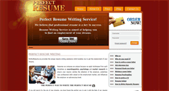Desktop Screenshot of perfectresume.org
